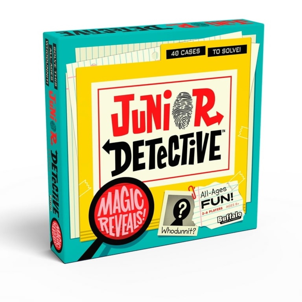 Junior Detective Mystery Game by Buffalo Games – Family Game Night – Ages 8+